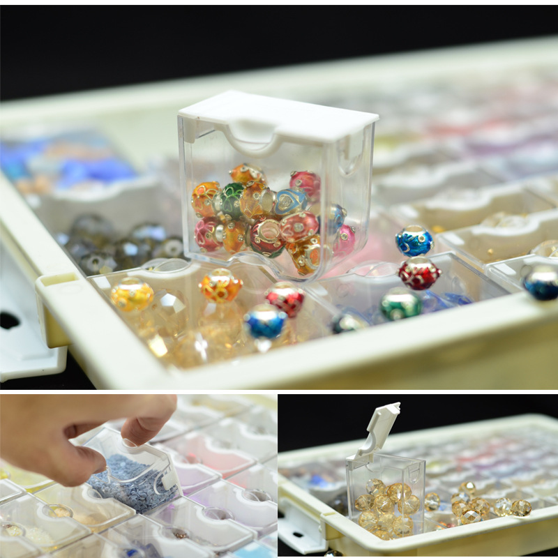 Classify Bead Storage Box Diy Storage Box Diamond Painting - Temu