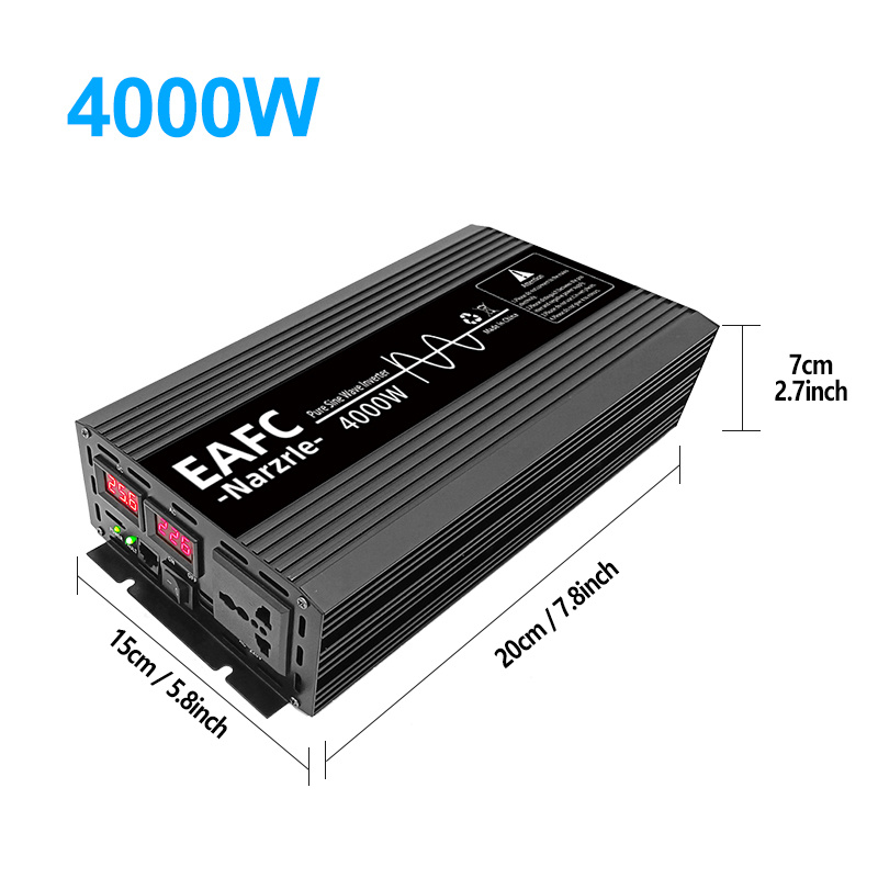 Pure Sine Wave Power Inverter 12v/24v Ac 220v 50hz - Temu Philippines