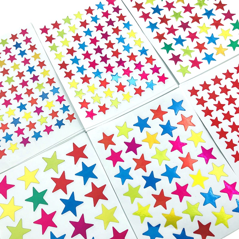 10 Hojas Pegatinas Estrellas Doradas: ¡perfectas Recompensas - Temu