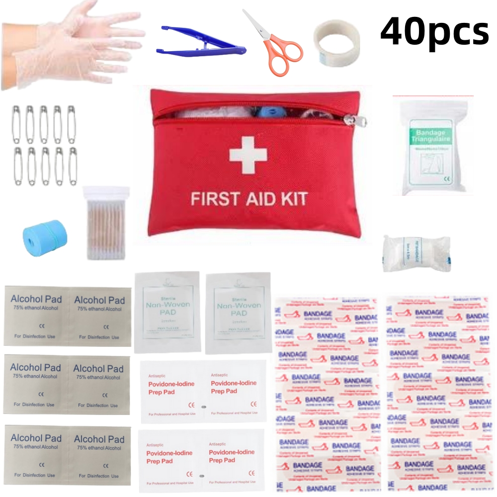 Compact First Aid Kit Outdoor Home Business School Essential - Temu