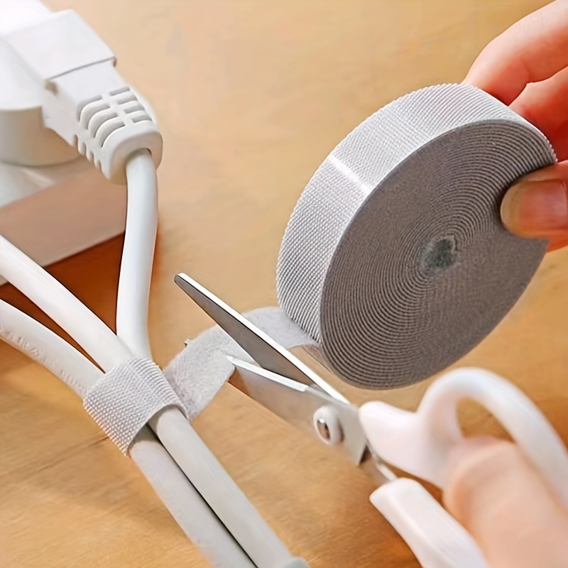 Wire Organizer Binding Wire with Hand Tear Magic Sticker Data Cable Storage And Finishing Charging Earphone Cable Fixed Wire