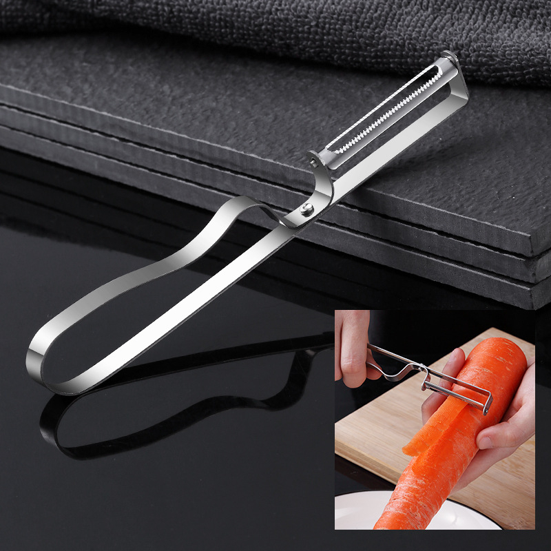 Stainless Steel Multi-functional Storage Peeler With Container Fruit  Vegetable Peeler Carrot Grater Paring knife Kitchen Tool