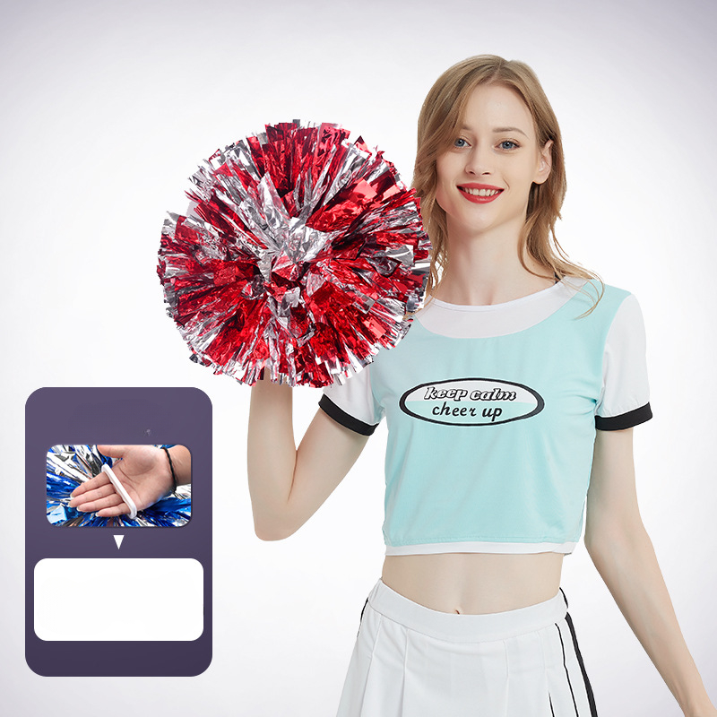 Cheer On Your Team With Cheerleading Pompoms Flower - Temu