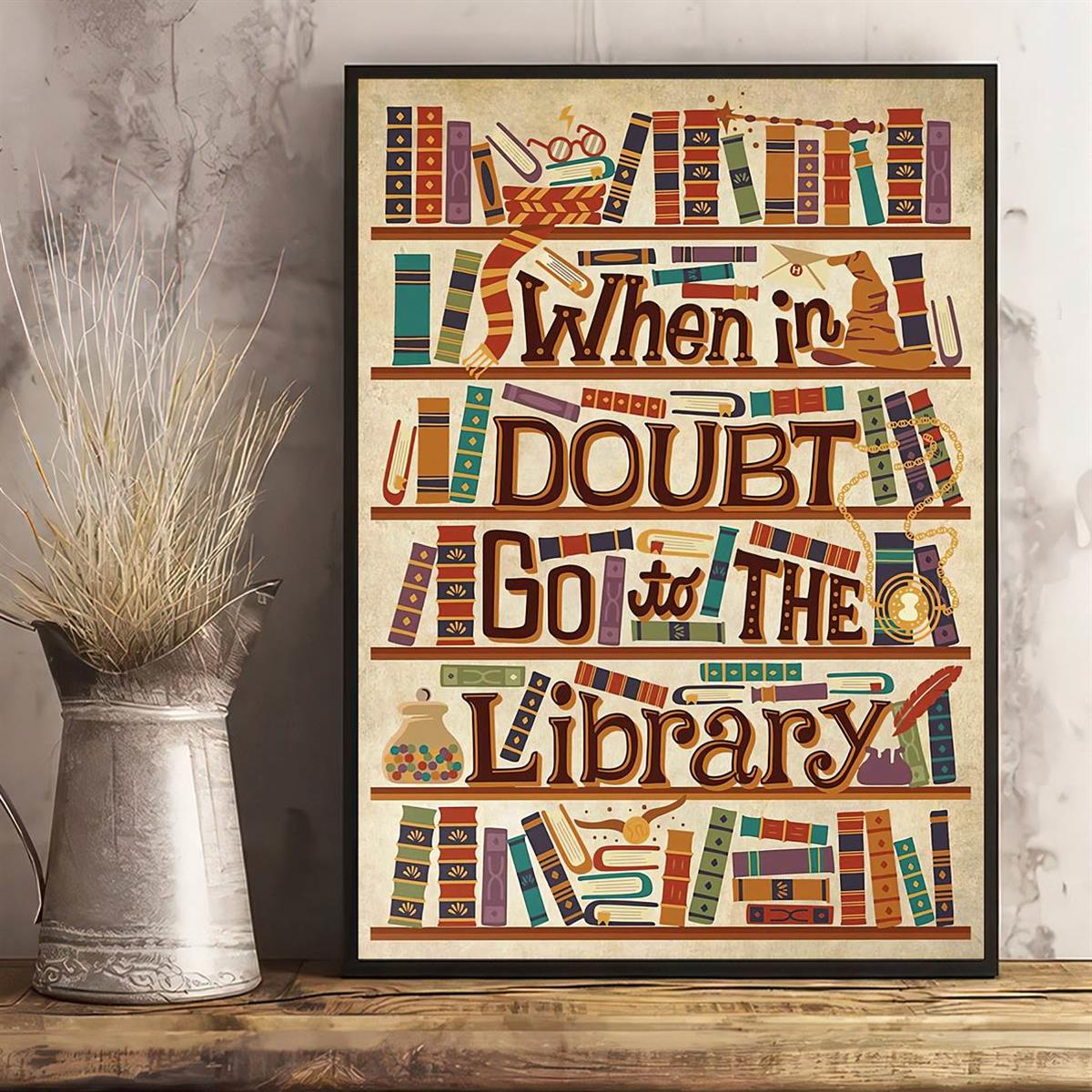 Library Printed, Office Canvas, Book Wall Art, Open Book Canvas