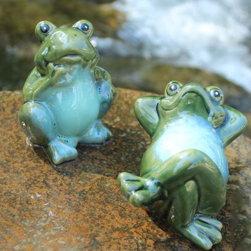 Ceramic Frog - Temu