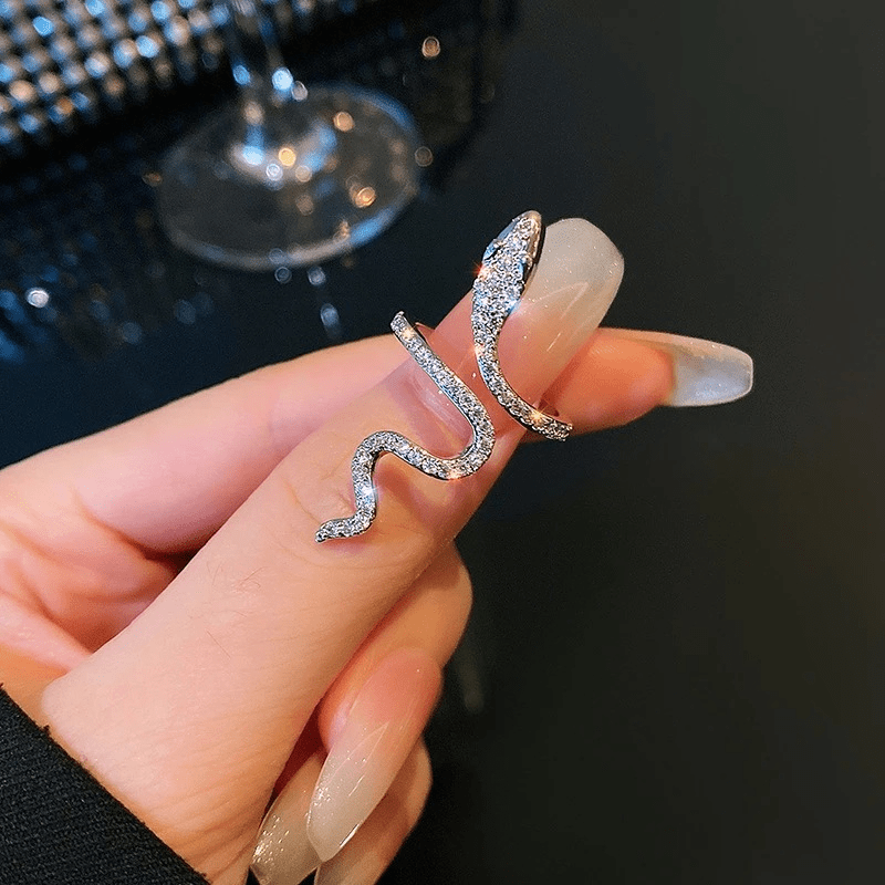 Dainty on sale snake ring