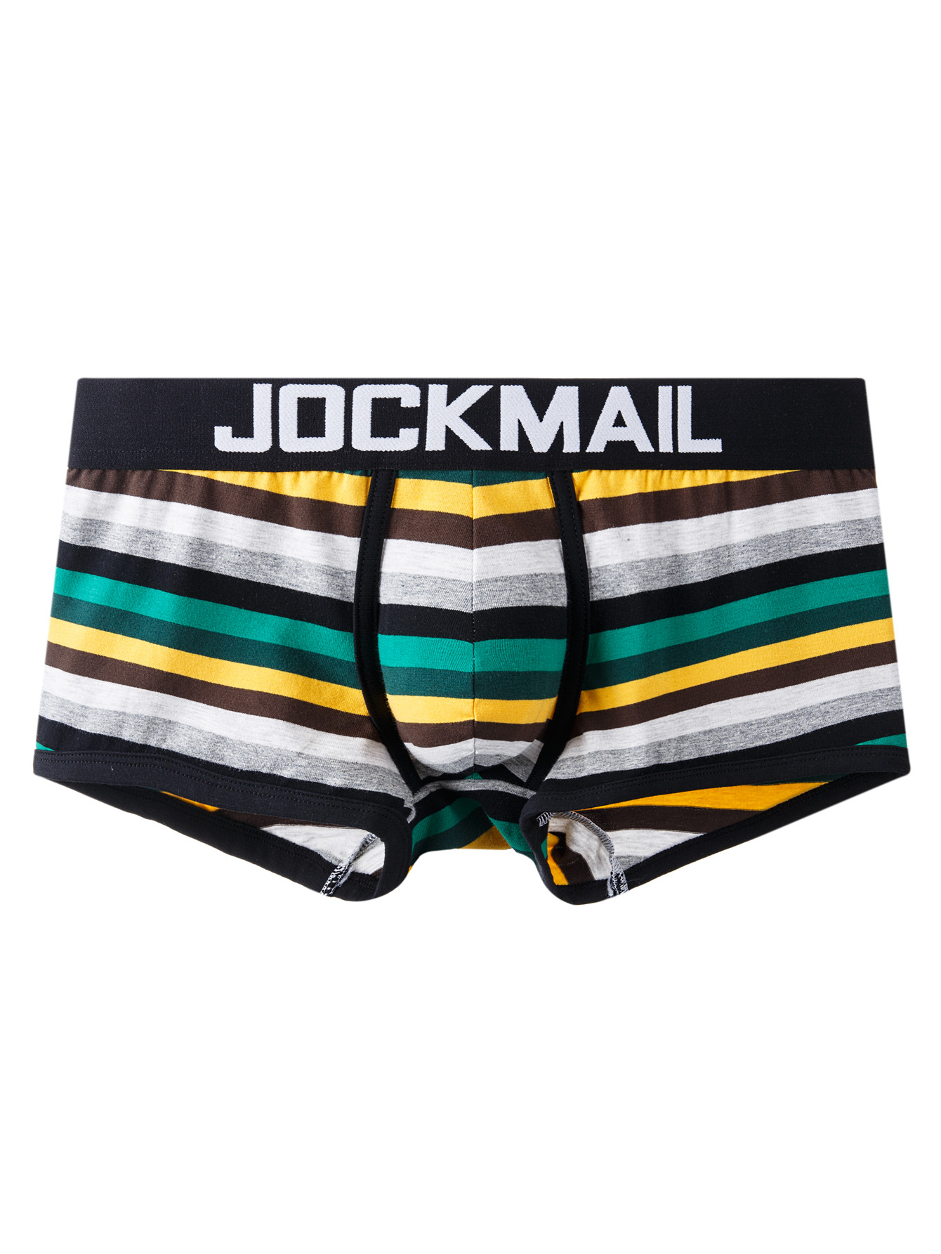 Gay LGBT Pride Underwear Men's Rainbow Striped Boxer Brief Shorts