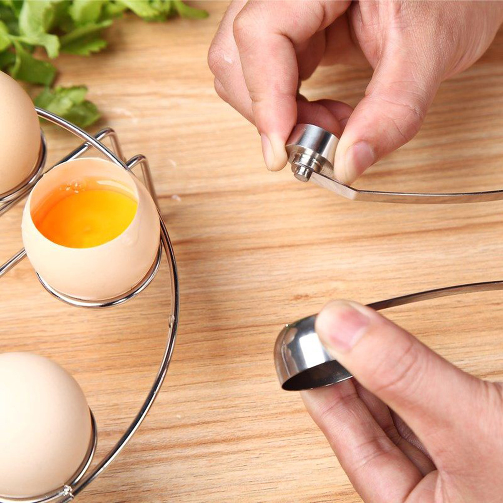 Egg Topper Eggshell Cutter, Kitchen Remover Tool