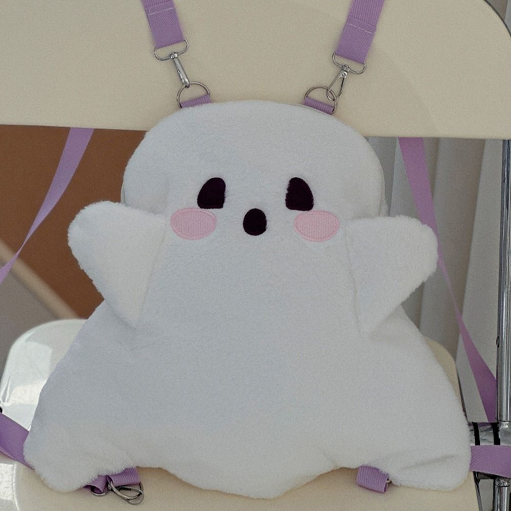 Cute Fluffy Ghost Backpack