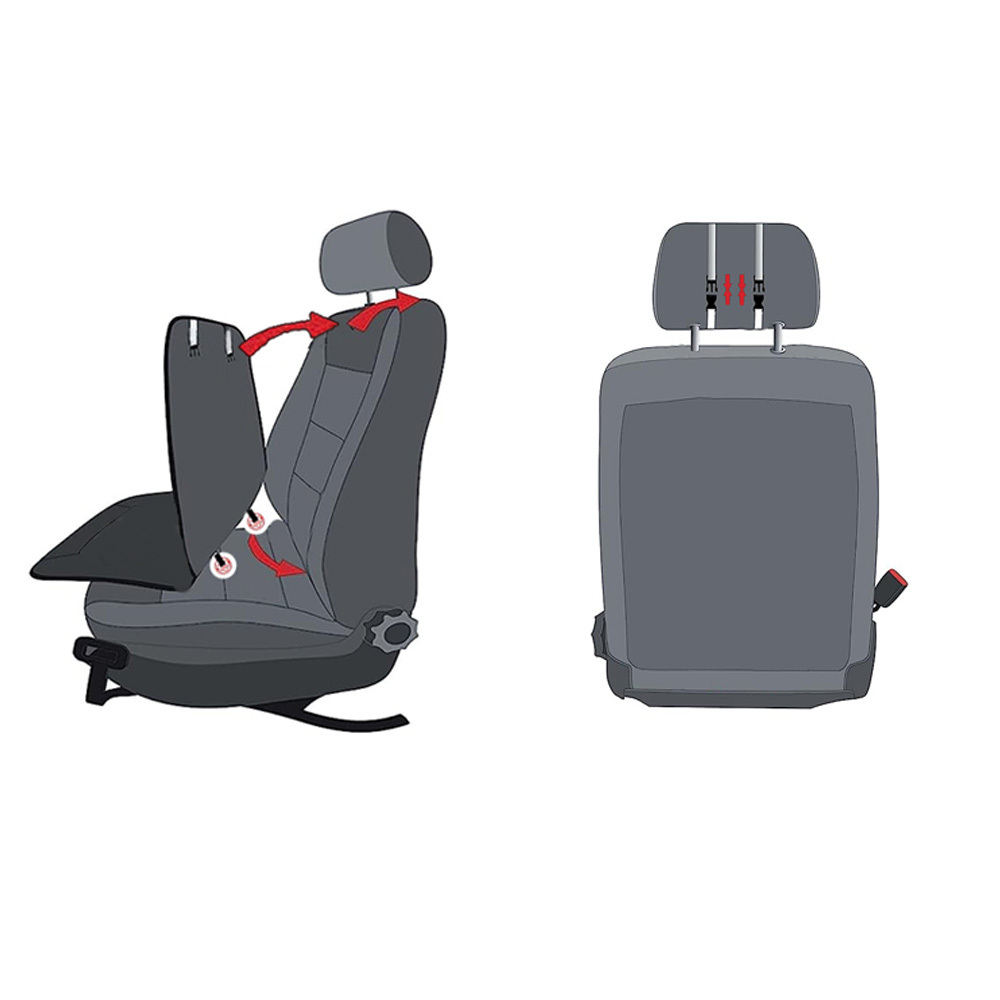  Fundas de asiento de coche universales para asientos  delanteros, cinco flores abstractas, fundas de asiento de coche, fáciles de  instalar, aptas para la mayoría de coches, camiones, hombres, mujeres, 2  unidades 