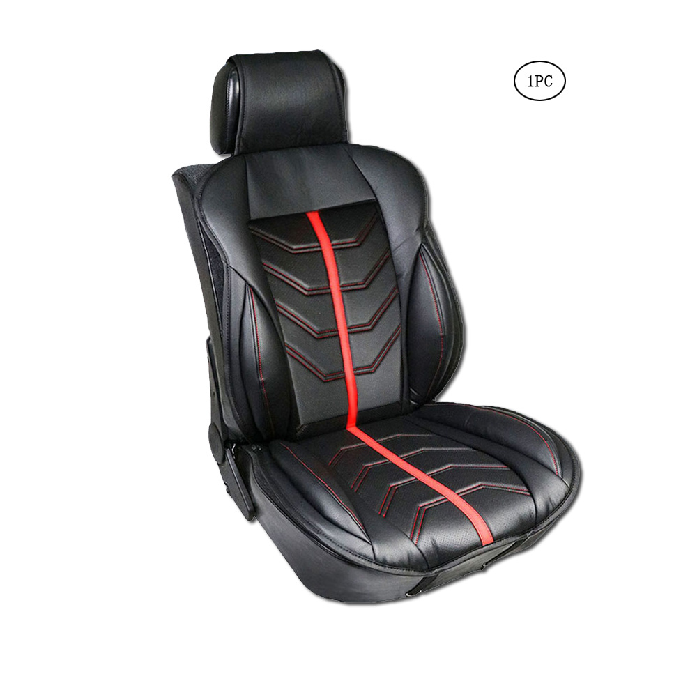 Juego de fundas de asiento PIC Auto para autos, camiones, furgonetas, SUV,  malla y piel sintética, compatible con airbags, Negro