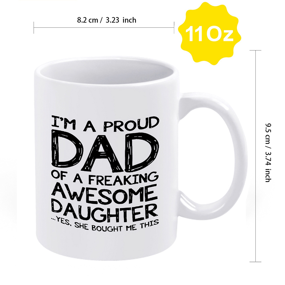 One Awesome Mom Funny Coffee Mug - Best Christmas Gifts for Mom, Women –  Wittsy Glassware