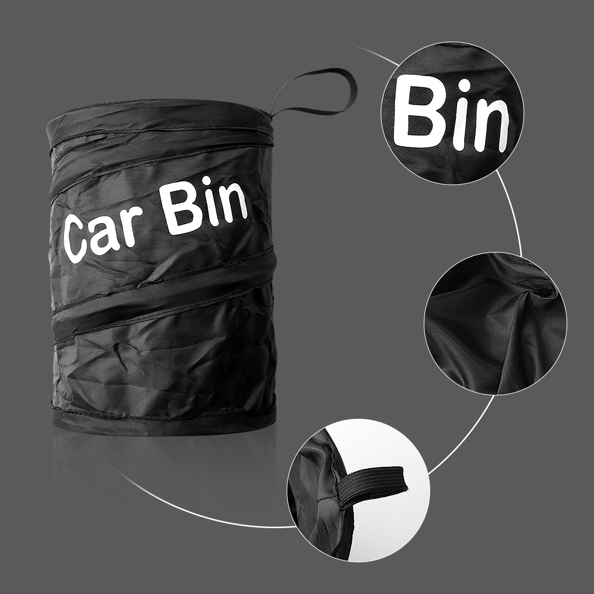 Collapsible Car Bin Portable Car Trash Waterproof - Temu