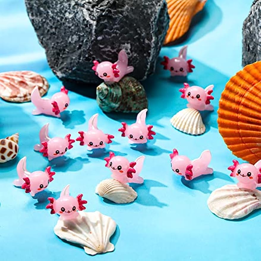 Mini Resin Axolotl Toy Axolotl Gifts Mini Resin Animals - Temu