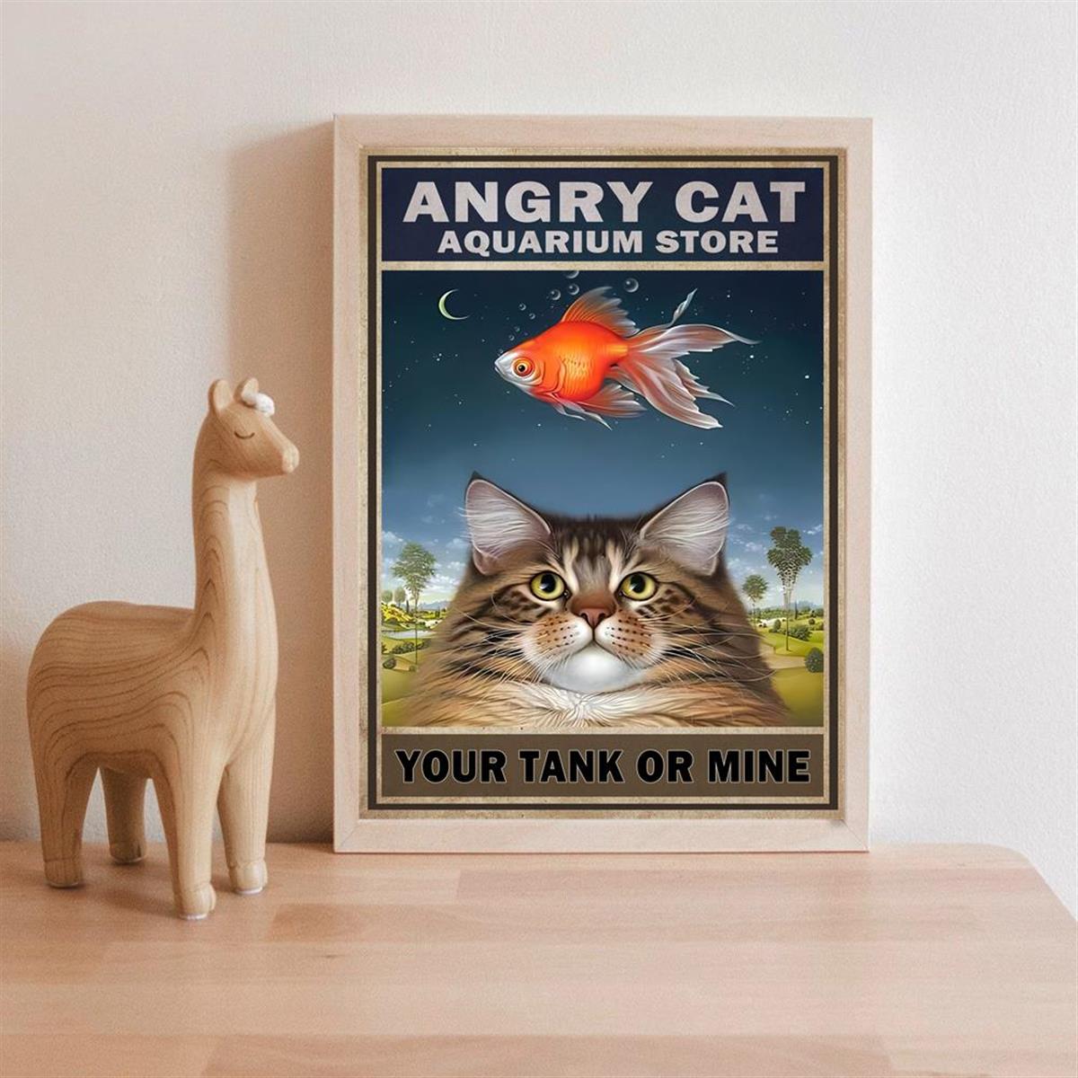 Funny Angry Cat Meme | Poster