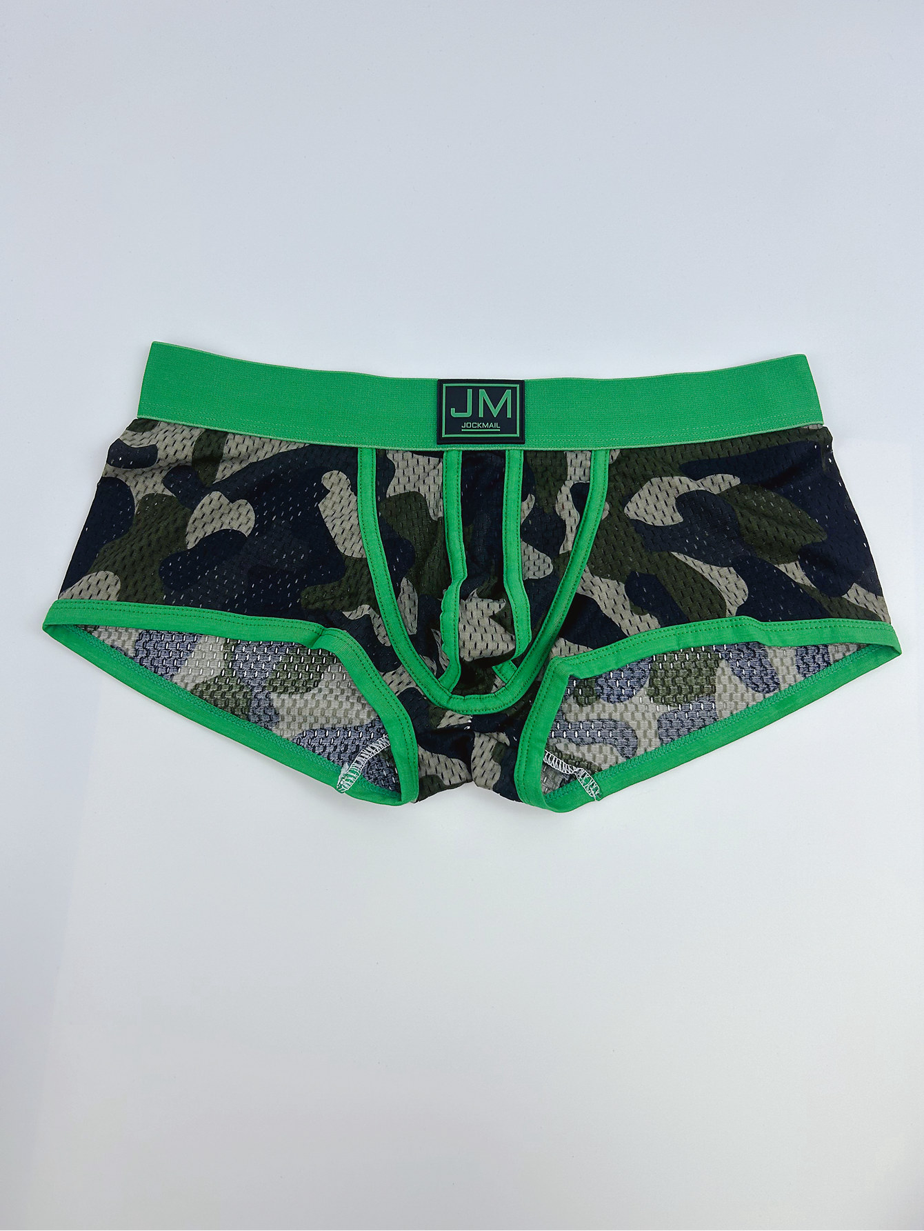Men's Fashion Camouflage Print Mesh Breathable Comfy Boxers - Temu Canada
