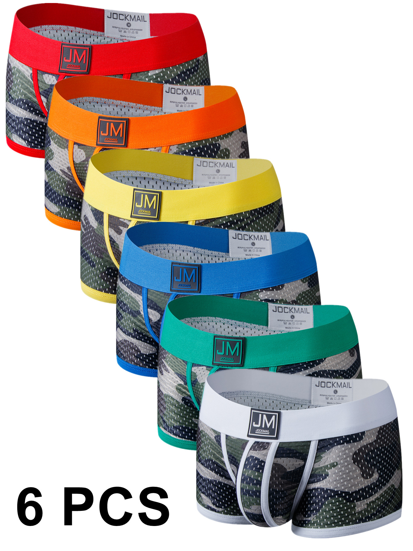 Men's Camouflage Print Breathable Soft Comfy Boxer Briefs - Temu Canada