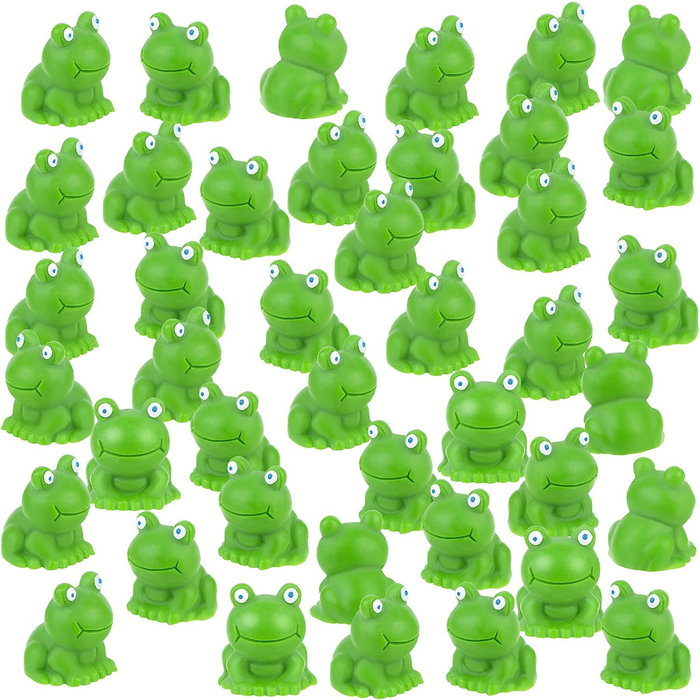 Cute Frog Miniature Figurines Resin Mini Frogs Moss Micro Landscape  Blue-Eyed Frogs Animals Model DIY Craft Accessories For Home Garden Frog