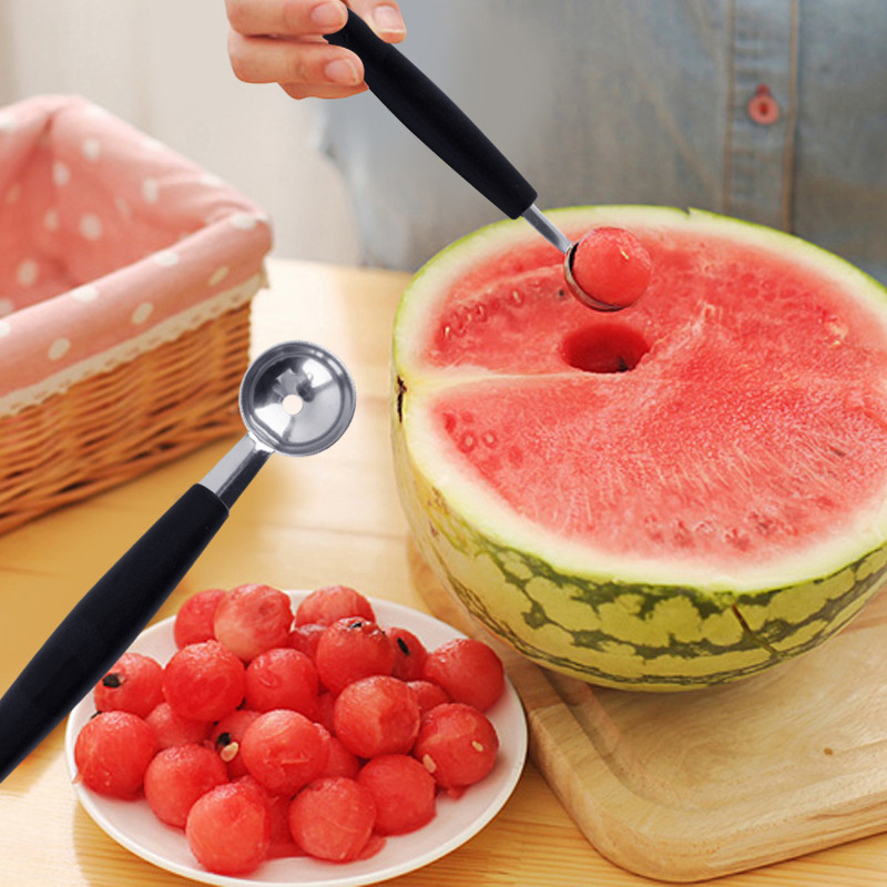 Melon Watermelons Ball Scoop Fruit Spoon Double Headed Ice Cream