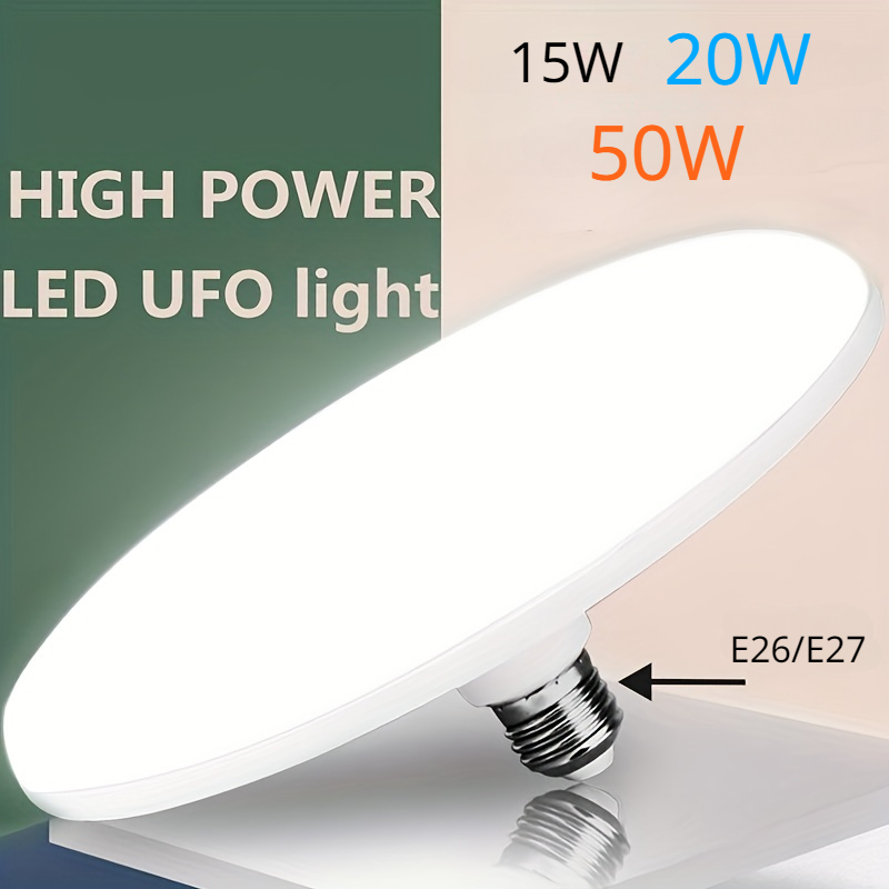 

Brighten Up Your Home With A Ufo-shaped - 15w/20w/50w E26/e27 Options!