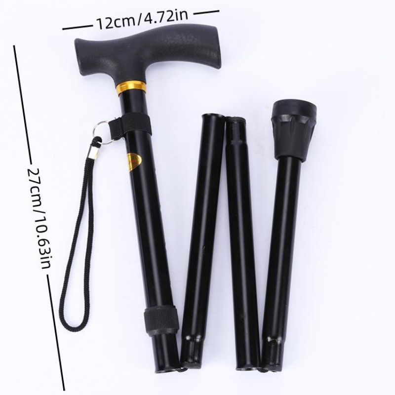 Adjustable Hiking Pole,Folding Walking Stick 7075 Folding Walking Stick  Adjustable Walking Stick Impressive Results 