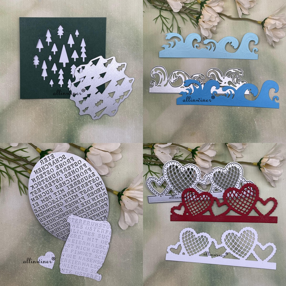 Beautiful Oval Lace Metal Cutting Dies - Perfect For DIY