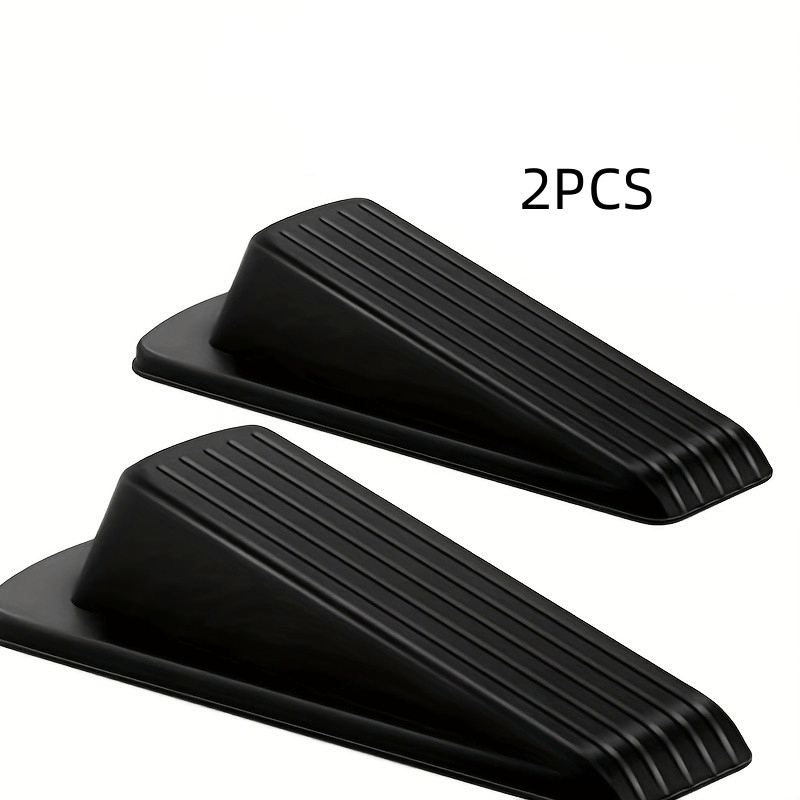 2pcs Rubber Door Stoppers Wedge Door Gaps Prevent Lock Outs Door Stoppers