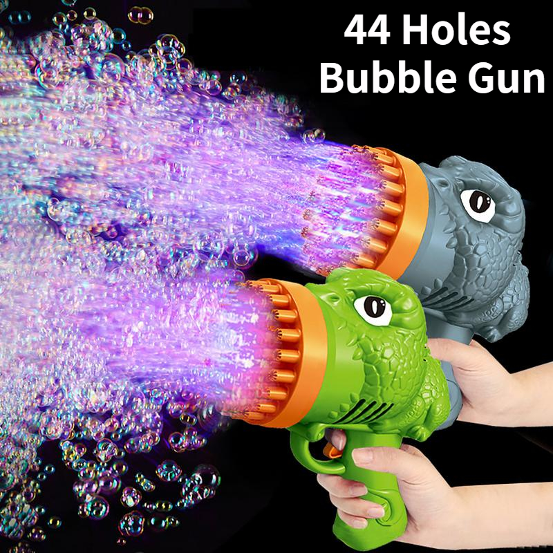 Electric Bubble Machine Dinosaur Shaped 10 Bubble Holes Automatic