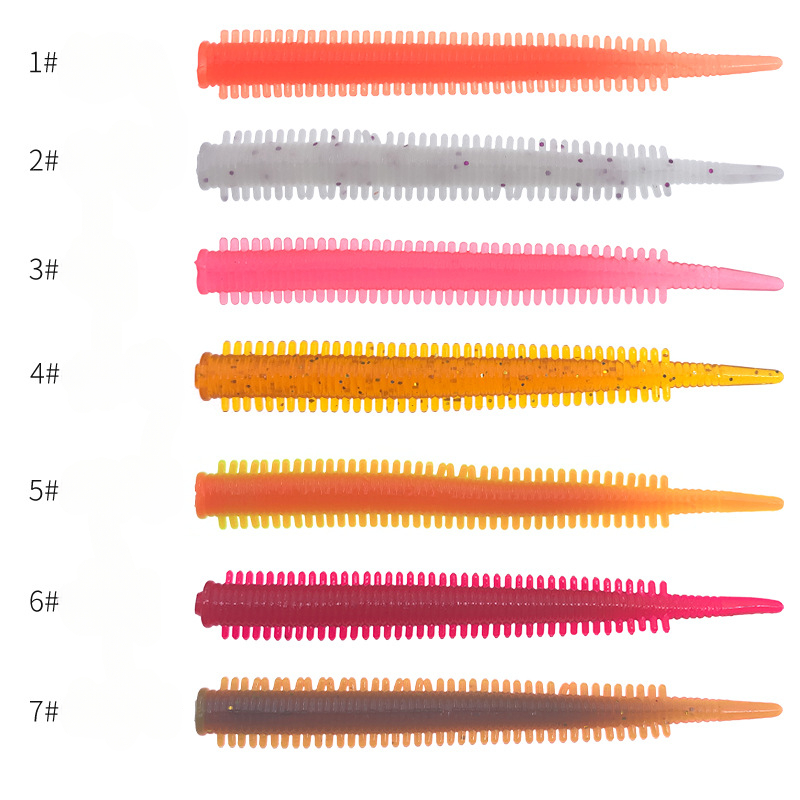 New Bionic Silkworm Worm Soft Bait With Fishy Flavor - Temu Australia