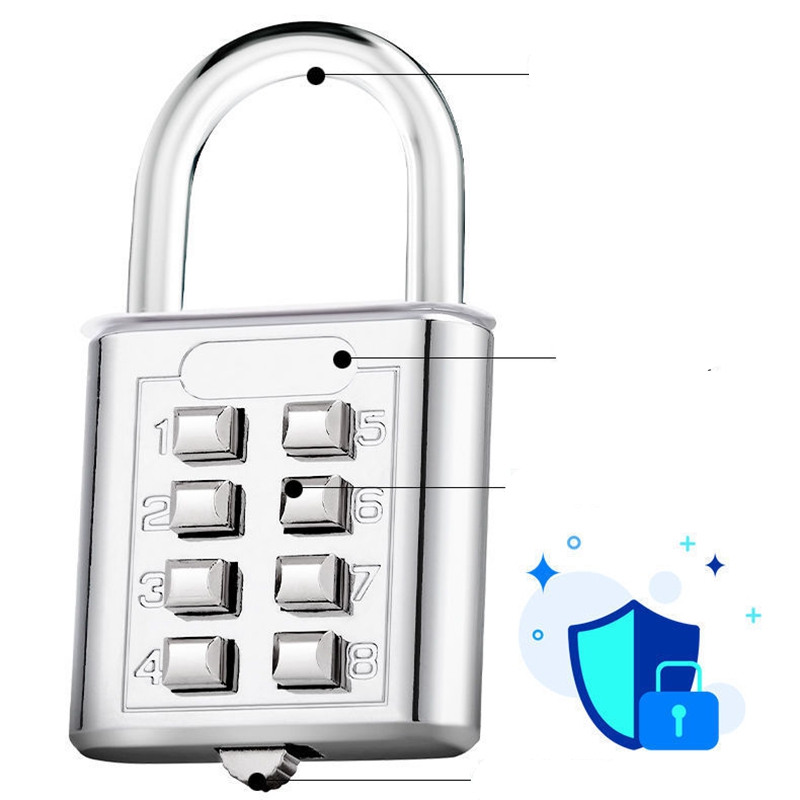 Cadenas à Code 4 Combinaison Chiffre Password Pr Valise Bagage