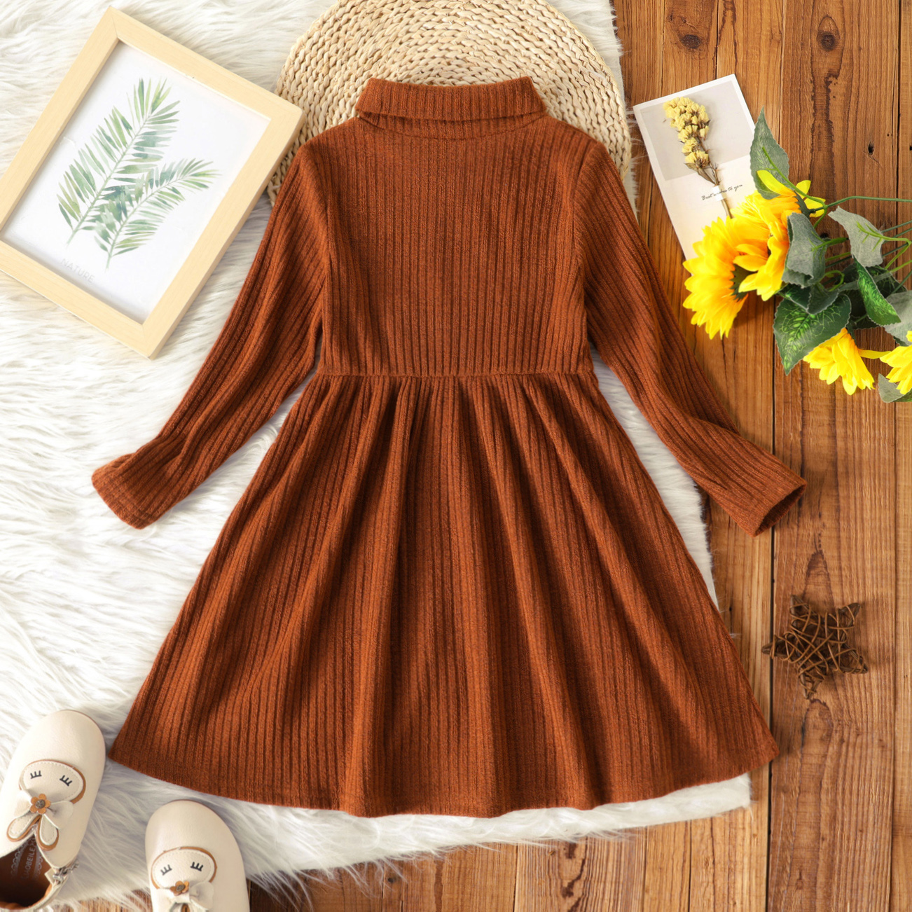 long sleeve dress toddler girl