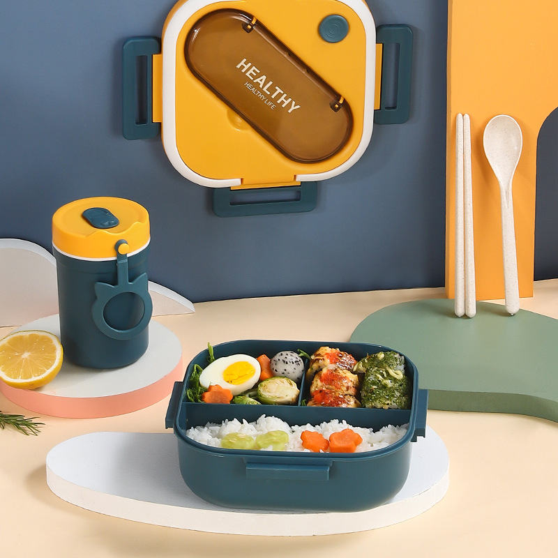 Stackable Leak proof Bento Box With Handle Double layer - Temu