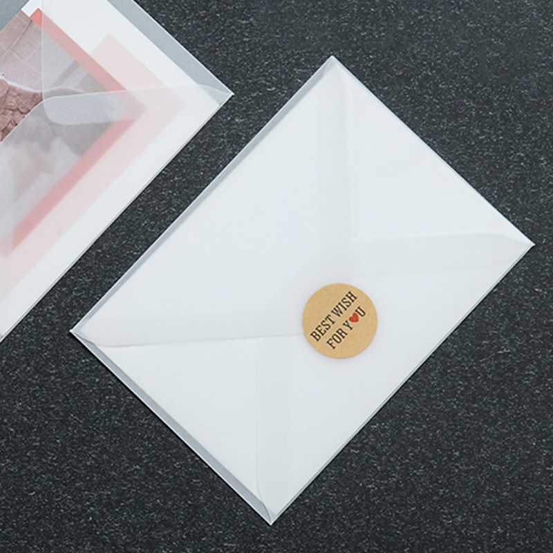 20pcs/lot Enveloppe Translucide Vierge Pour Invitations Cartes Postales  Boîte-Cadeau Européenne Enveloppes De Cartes De Message Lettres D'Affaires  De Mariage - Temu Belgium