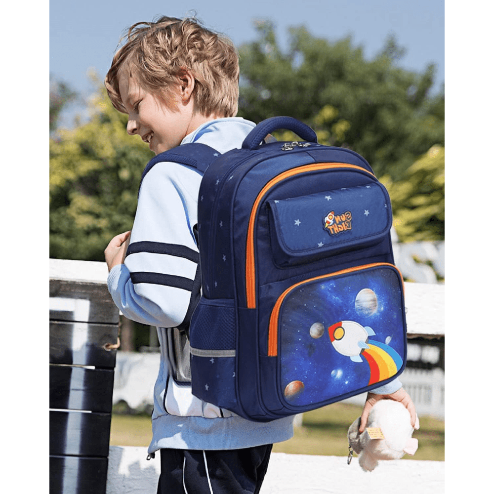 Kids School Backpack 40-64 cm with Reflective Strap