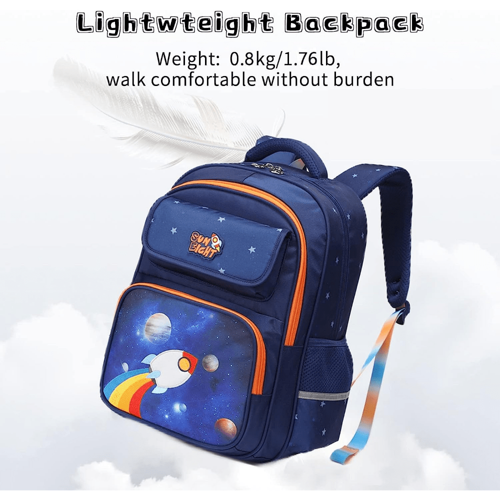 Kids School Backpack 40-64 cm with Reflective Strap