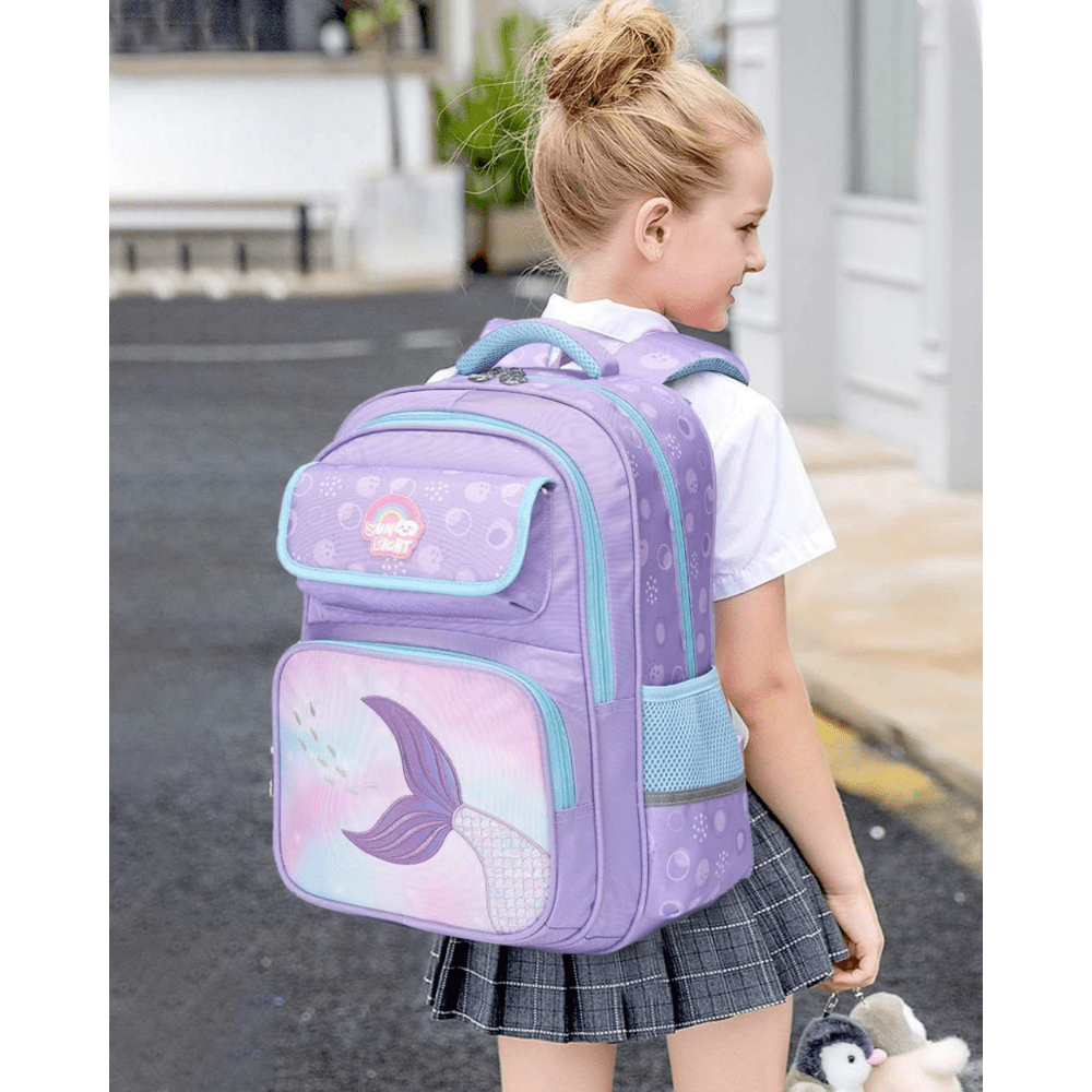 Kids School Backpack 40-64 cm with Reflective Strap