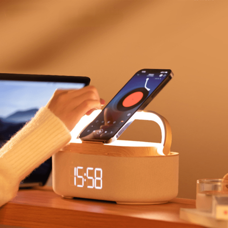 Radio-Reveil avec Chargeur sans Fil pour SAMSUNG Galaxy Note 20