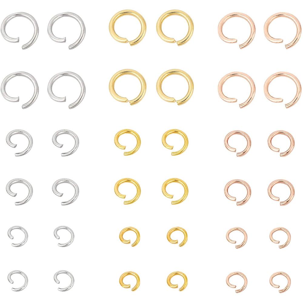 18/20/22 Gauge Stainless Steel Jump Ring Mixed Color Open - Temu