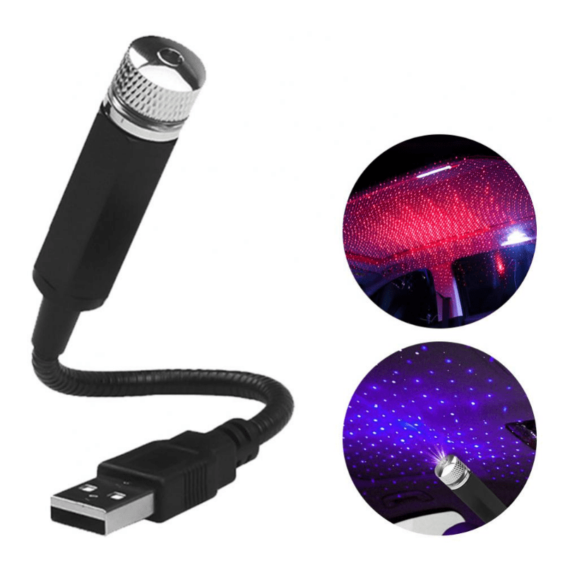 Mini LED Auto Dach Stern Nachtlicht Projektor Atmosphäre Galaxy Lampe USB  Dekorative Lampe Einstellbare Auto Innen Dekor Lichter Von Ecsale007, 2,66  €