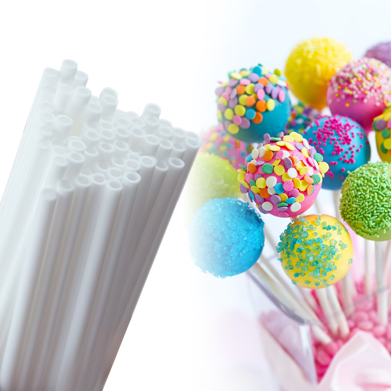 Resuable 100pcs 6 15cm Crystal Clear Lollipop Sticks for Cake Pops or  Lollipop Candy Solid Acrylic 