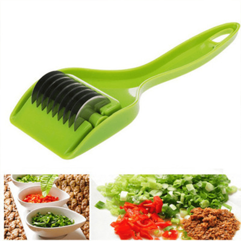 

1pc, Multi-functional Parsley Roller Knife, Blade For Easy Chopping Of Parsley, Onion, Garlic, Kitchen Gadget & Vegetable Cutter Accessory