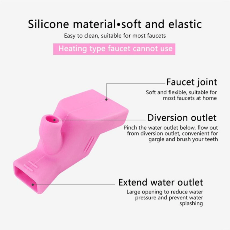 Silicone Faucet Extender for Children Washing