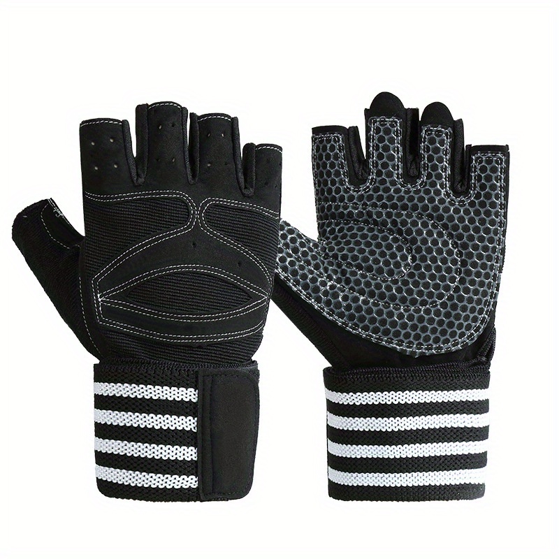 1 Paire De Gants D'exercice De Musculation Respirants Avec Support