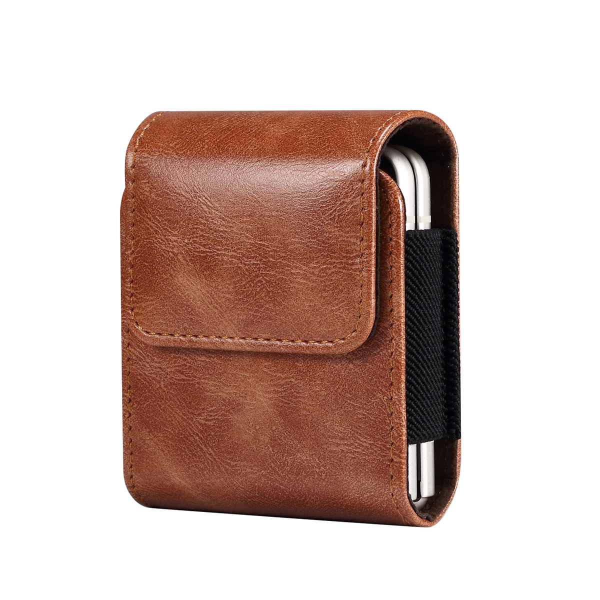 PU Leather Pouch Sleeve Case Cover Fashion Waist Bag For Galaxy Z Flip 5 Z Flip4 Z Flip3 Z Flip 2 Z Flip 1 OPPO Find N2flip Vivo X Flip