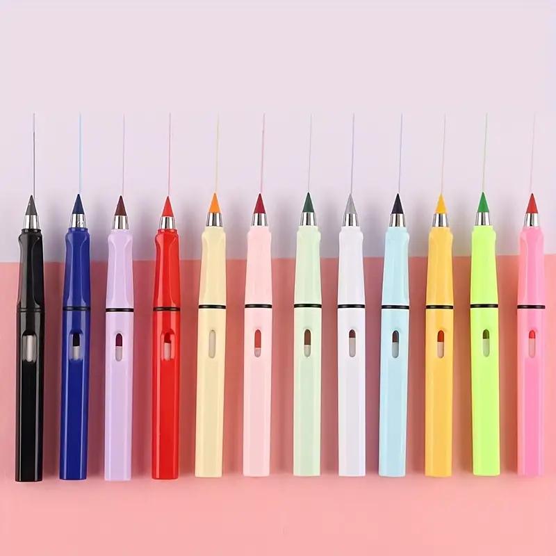 12 Pencils 46 Pencil Tips Color Pencil Drawing With 12 Color - Temu