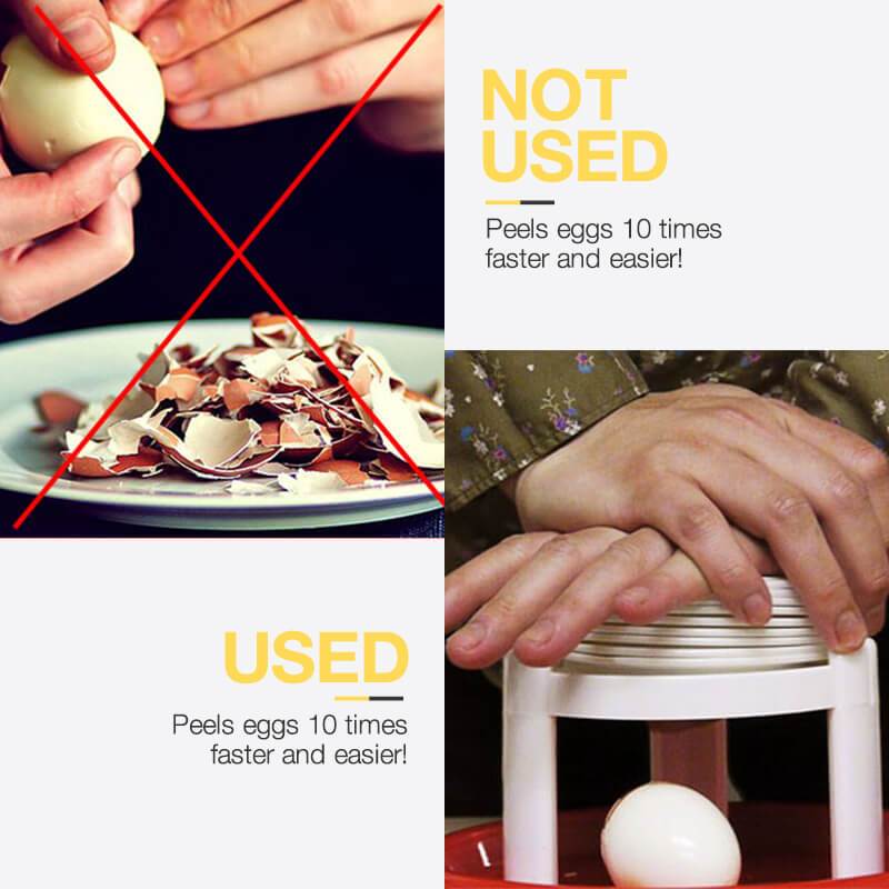 Try It: Eggstractor boiled egg peeler