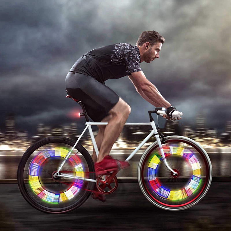 Bicycle Spokes Reflector Mountain Bike Lights Wheel Steel Rim Reflective  Lights
