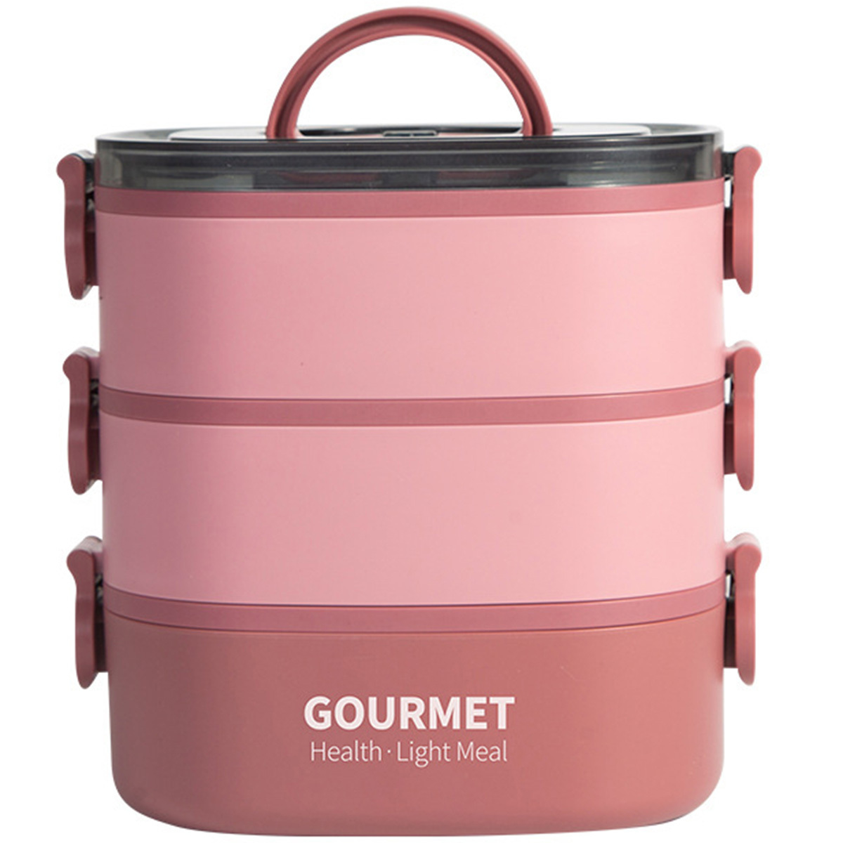 2000ml 3 Tier Bento Lunch Box Leakproof Container