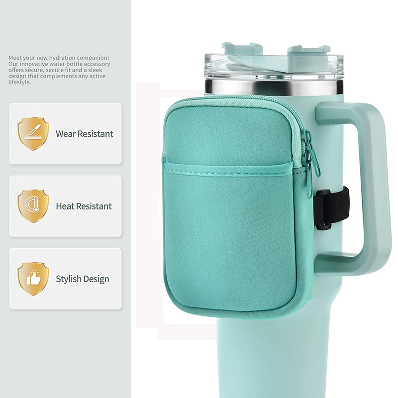 Waterproof Bottle Pouch with Phone Pocket for 40 oz Tumbler - Brilliant  Promos - Be Brilliant!