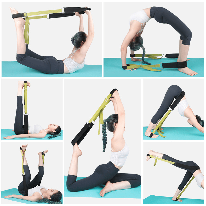 Yoga Adjustable Stretching Straps Straight Horse Training - Temu